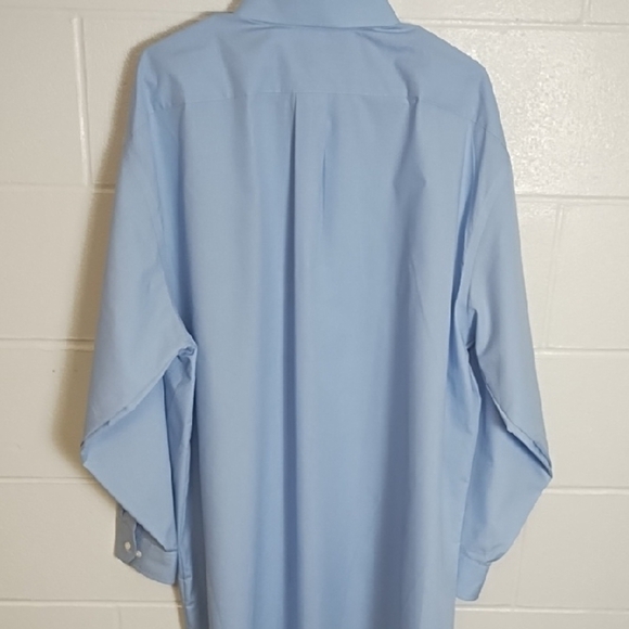 Stafford Light Blue Performance The Super Shirt Men's Dress Shirt - Picture 2 of 13